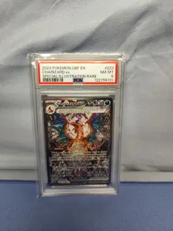 2023 POKEMON OBF EN #223 CHARIZARD ex "SPECIAL ILLUSTRATION RARE" - PSA 8 - Image 1