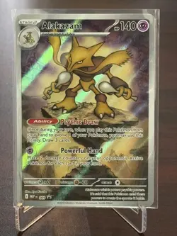 Pokemon Alakazam 009 Mega Evolution Promo NM Clean - Image 1