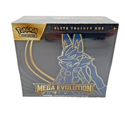Pokemon TCG Mega Evolution Base Set Lucario Elite Trainer Box SEALED ETB - Image 1