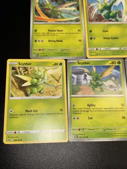 5x Scyther Mini Collection Set Grass Deck Building Pokemon Cards - Image 2
