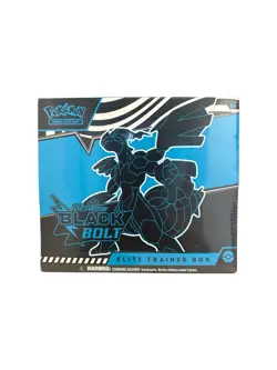 Pokemon TCG: Black Bolt Factory Sealed Elite Trainer Box - Image 1