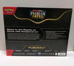 Pokemon TCG Scarlet & Violet Paldean Fates Quaquaval EX Premium Factory Sealed - Image 2