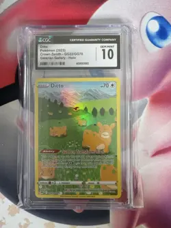 Pokemon Ditto Holo #GG22/GG70 Crown Zenith 2023 - CGC 10 Gem Mint - Image 1