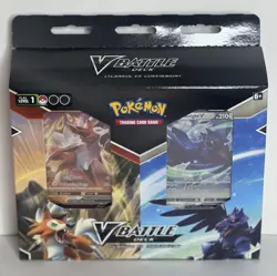 Pokemon TCG - V Battle Deck Lycanroc vs. Corviknight Double Deck Bundle - Sealed - Image 1