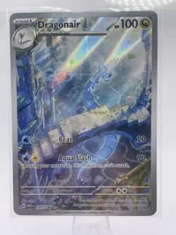 Dragonair 181/165 Illustration Rare SV151 Pokemon Card LP Full Art - Image 1