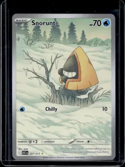 2026 Pokemon Ascended Heroes Snorunt Illustration Rare #227/217 - Image 1
