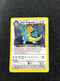 Pokemon TCG Dark Dragonite 5/82 Team Rocket Holo Lightly Played. - Image 1
