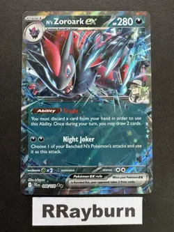 Pokemon N's Zoroark ex 098/159 Sv09: Journey Together Double Rare Holo - Image 1