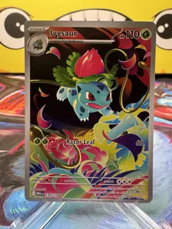 POKEMON Ivysaur Holofoil Illustration Rare ME01: Mega Evolution 134/132 NM - Image 1