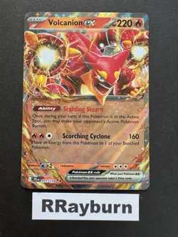 Pokemon Volcanion ex 031/159 Sv09: Journey Together Double Rare Holo - Image 1