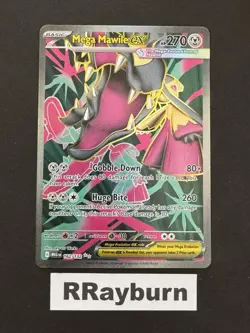Pokemon Mega Mawile ex 162/132 Me01: Mega Evolution Ultra Rare Holo - Image 1