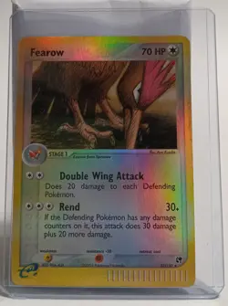 Pokemon Collectible Cards, Fearow, Rev Holo, 37/100, Sandstorm, 2003 - Image 1