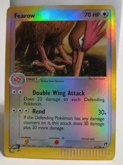 Pokemon Collectible Cards, Fearow, Rev Holo, 37/100, Sandstorm, 2003 - Image 2