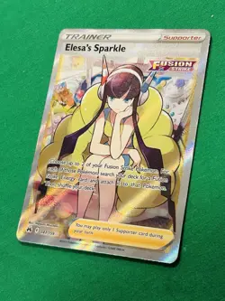 Pokemon Sword & Shield Crown Zenith Elesa's Sparkle 147/159 Full Art Trainer - Image 3