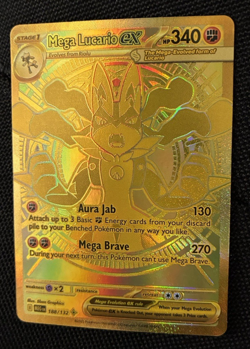 Mega Lucario EX, Pokemon Near Mint, Mega Evolution, Mega Hyper Rare, 188/132 - Image 5