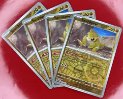 4X Pokemon TCG Sandshrew 027/165 REVERSE HOLO Scarlet & Violet 151 English NM - Image 1