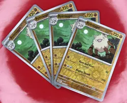 4X Pokemon TCG Primeape 057/165 REVERSE HOLO Scarlet & Violet 151 English NM - Image 1