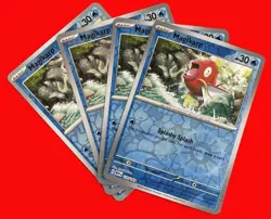 4X Pokemon TCG Magikarp 129/165 REVERSE HOLO Scarlet & Violet 151 English NM - Image 1