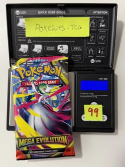 (HEAVY)🔥 22.49g Pokemon TCG Mega Evolution Booster Pack Factory Sealed✅ - Image 1