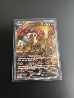 Pokemon Entei V GG36/GG70 Crown Zenith Galarian Gallery Ultra Rare Holo 230 HP - Image 4