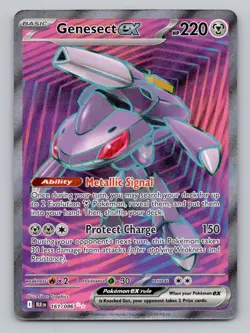Genesect ex 161/086 Ultra Rare SV: Black Bolt Pokemon - Image 1