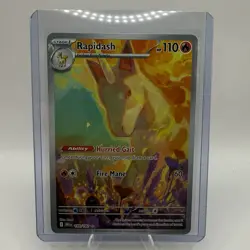 Pokemon - Rapidash - 189/182 - SV Destined Rivals - Illustration Rare - Image 1