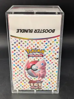 Pokemon 151 SV3.5 Booster Bundle Display Case Sealed W/Acrylic Case - Image 1
