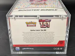 Pokemon 151 SV3.5 Booster Bundle Display Case Sealed W/Acrylic Case - Image 3