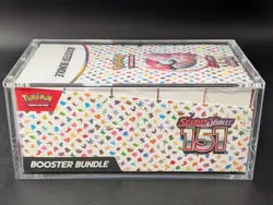 Pokemon 151 SV3.5 Booster Bundle Display Case Sealed W/Acrylic Case - Image 4