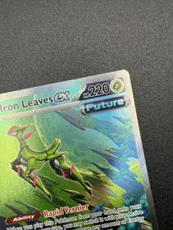 2024 Pokemon Scarlet Violet Temporal Forces Iron Leaves ex 203/162 NM-M - Image 3