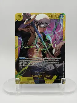 Trafalgar Law OP10-119 SEC Alt Art Parallel One Piece TCG English NM Royal Blood - Image 1