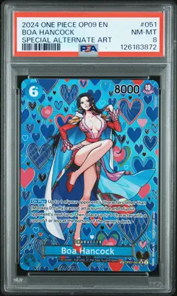 2024 ONE PIECE OP09-EMPERORS IN THE NEW WORLD #051 BOA HANCOCK PSA 8 - Image 1
