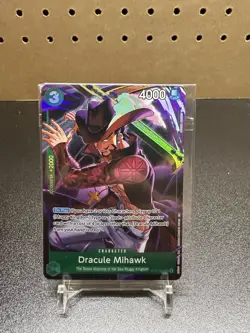 DRACULE MIHAWK ILLUSTRATION VOL. 4 ONE PIECE PROMO CARD SEALED ST12-003 SEALED - Image 1