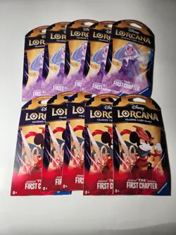 Disney Lorcana The First Chapter Sleeved Blister Booster - 10 Packs - Image 1