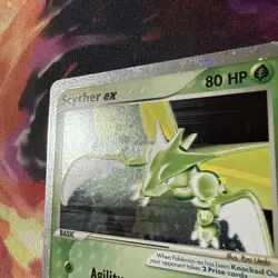 Pokemon Scyther ex 102/109 EX Ruby & Sapphire Ultra Rare Holo 80 HP Basic Card - Image 2