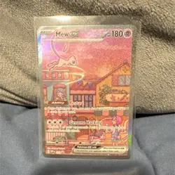 Pokemon Mew EX Full Art Promo Holo 053 Scarlet & Violet 151 Trading Card - Image 1