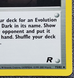 1st Edition The Boss's Way - Team Rocket - #73/82 - Vintage Pokemon Card 2000 - Image 4