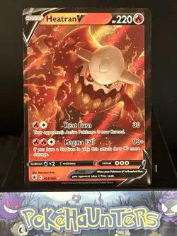 Pokemon Card Heatran V 025/189 Astral Radiance Half Art Ultra Rare Near Mint - Image 1