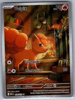 Vulpix 138/132 ME01: Mega Evolution - Pokemon Card - NM - Image 1