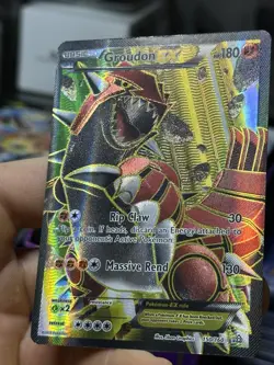Groudon EX 150/160 XY Primal Clash 2015 Full Art Holo Rare Pokemon Card TCG - Image 5