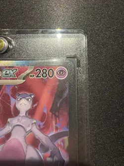 Pokemon Team Rockets Mewtwo EX Special Illustration Card 231/182 Destined Rivals - Image 3