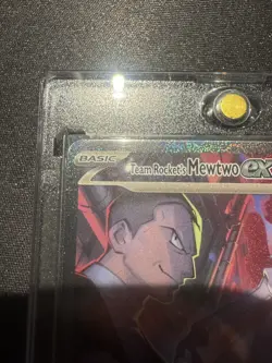 Pokemon Team Rockets Mewtwo EX Special Illustration Card 231/182 Destined Rivals - Image 5