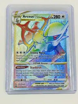 Pokemon TCG Arceus VSTAR 176/172 SWSH Brilliant Stars Secret Rare Card - Image 1