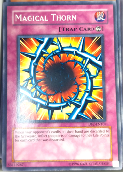 Yugioh DB2-EN107 Magical Thorn Card Game TCG CCG - Image 1