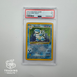 PSA 3 VG Base Set 2 Blastoise #2 Holo Rare Pokemon TCG Card 1999 - Image 1
