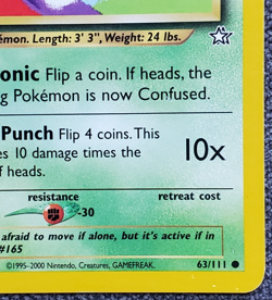 1st Edition Ledyba - Neo Genesis - #63/111 - Vintage Pokemon Card 2000 WOTC - Image 4