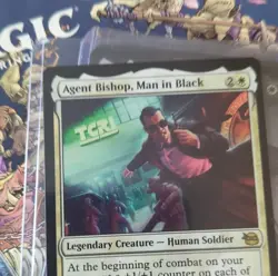 Magic: The Gathering TMT Lot Super Shredder, Dark Leo, Agent Bishop Cards - Image 3