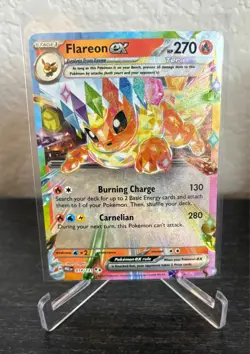Flareon ex 014/131 SV: Prismatic Evolutions Pokemon Card - Image 1