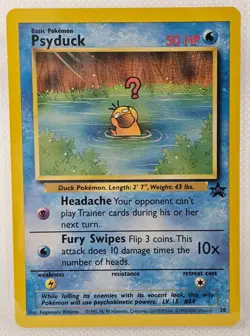Psyduck 2000 Black Star Promos No. 20 Pokemon League Pokemon Card - Image 1