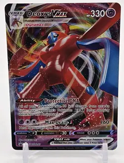 Pokemon Card Deoxys VMAX SWSH267 Black Star Promo Near Mint - Image 1